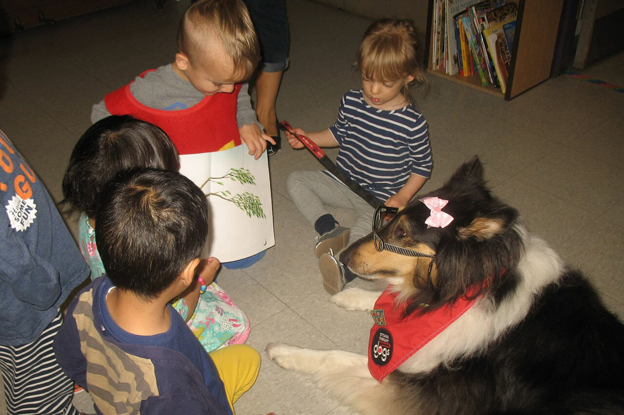 Kids With Collie